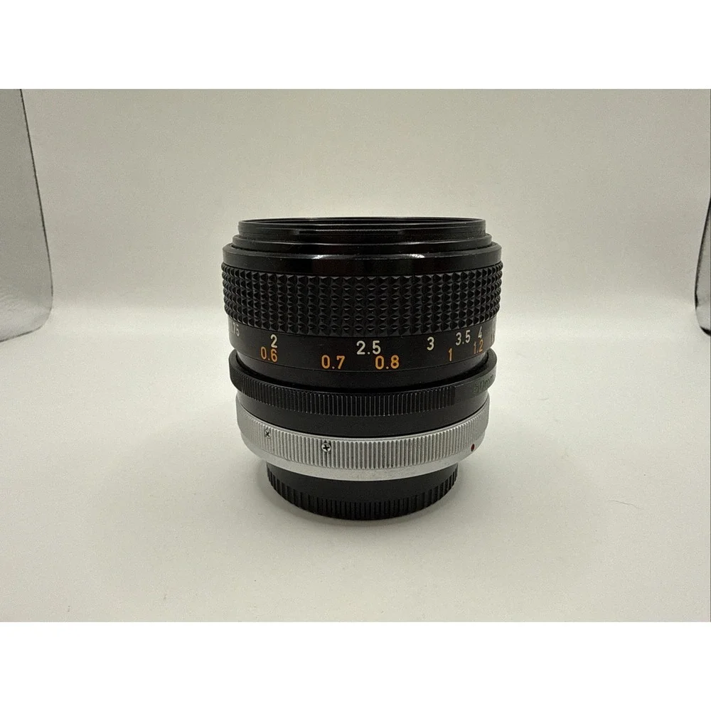 Vintage Canon Camera Lens. FD 50mm 1:1.4. S.S.C. Made in Japan